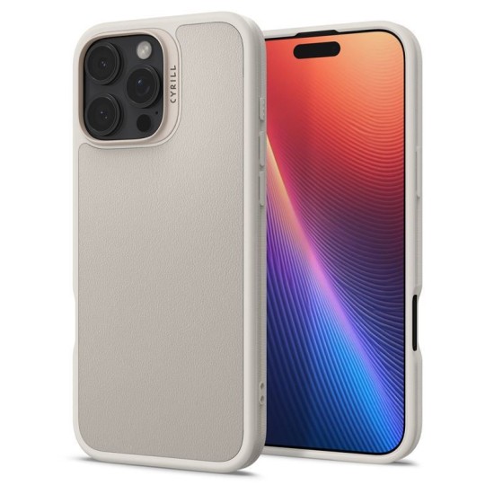 Husa Spigen Kajuk MagSafe compatibila cu iPhone 16 Pro Cream (iPhone 15 Pro, ACS08405) by www.silkase.ro