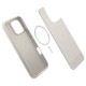 Husa Spigen Kajuk MagSafe compatibila cu iPhone 16 Pro Cream (iPhone 15 Pro, ACS08405) by www.silkase.ro