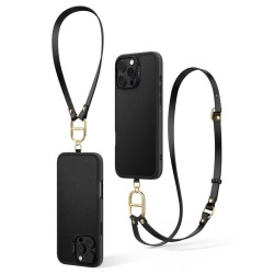Husa Spigen Kajuk Classic Charm MagSafe compatibila cu iPhone 16 Pro Black