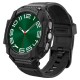 Husa Spigen Rugged Armor Pro compatibila cu Samsung Galaxy Watch Ultra 47mm Matte Black (Ingredi, ACS08427) by www.silkase.ro
