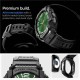 Husa Spigen Rugged Armor Pro compatibila cu Samsung Galaxy Watch Ultra 47mm Matte Black (Ingredi, ACS08427) by www.silkase.ro