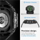 Husa Spigen Rugged Armor Pro compatibila cu Samsung Galaxy Watch Ultra 47mm Matte Black (Ingredi, ACS08427) by www.silkase.ro
