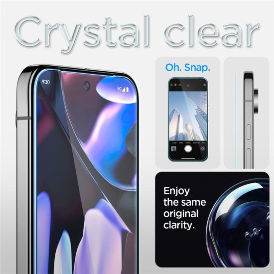 Set 2 folii de protectie Spigen Glass tR AlignMaster pentru Google Pixel 10/9 Pro/ Pixel 10/9 (Pixel 10 Pro, AGL08442) by www.silkase.ro