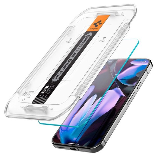 Set 2 folii de protectie Spigen Glass tR AlignMaster pentru Google Pixel 10/9 Pro/ Pixel 10/9 (Pixel 10 Pro, AGL08442) by www.silkase.ro