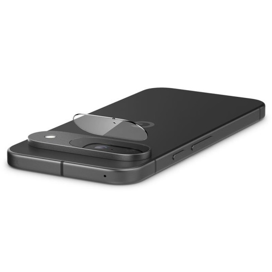 Set 2 protectii de camera Spigen Glass tR EZ Fit Optik pentru Google Pixel 9, transparent (Pixel 9, AGL08443) by www.silkase.ro