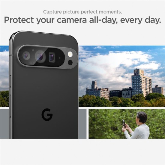 Set 2 protectii de camera Spigen Glass tR EZ Fit Optik pentru Google Pixel 9 Pro, transparent (Spigen, Pixel 9 Pro) by www.silkase.ro Set 2 protectii de camera Spigen Glass tR EZ Fit Optik pentru Google Pixel 9 Pro, transparent (Pixel 9 Pro, AGL08444) by www.silkase.ro