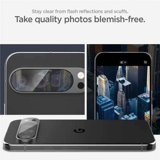 Set 2 protectii de camera Spigen Glass tR EZ Fit Optik pentru Google Pixel 9 Pro, transparent (Spigen, Pixel 9 Pro) by www.silkase.ro Set 2 protectii de camera Spigen Glass tR EZ Fit Optik pentru Google Pixel 9 Pro, transparent (Pixel 9 Pro, AGL08444) by www.silkase.ro