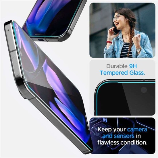 Set 2 folii de protectie Spigen Glass tR AlignMaster pentru Google Pixel 10/9 Pro XL (Pixel 10 Pro XL, AGL08445) by www.silkase.ro
