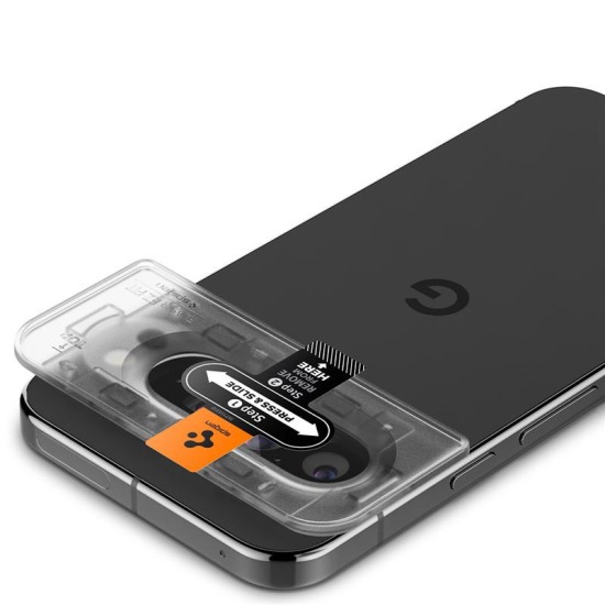 Set 2 protectii de camera Spigen Glass tR EZ Fit Optik pentru Google Pixel 9 Pro XL, transparent (Pixel 9 Pro XL, AGL08446) by www.silkase.ro