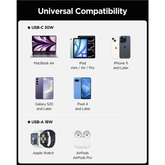 Incarcator auto Spigen EV482 ArcStation, USB/USB-C, 48W, Negru (Incarcatoare, ACP08447) by www.silkase.ro