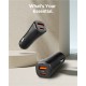 Incarcator auto Spigen EV482 ArcStation, USB/USB-C, 48W, Negru (Incarcatoare, ACP08447) by www.silkase.ro