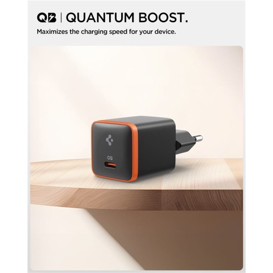 Incarcator pentru Priza, 30W - Spigen Arcstation Essential (EE301EU) - Black (Incarcatoare, ACH08448) by www.silkase.ro