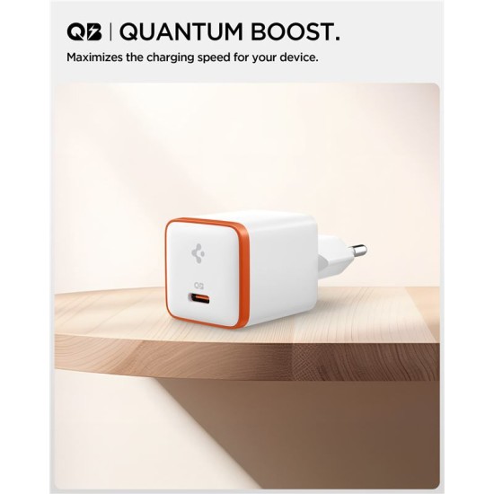 Incarcator pentru Priza, 30W - Spigen Arcstation Essential (EE301EU) - White (Incarcatoare, ACH08449) by www.silkase.ro
