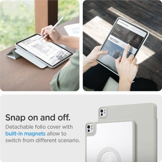 Husa tableta Spigen Air Skin Pro OneTap pentru iPad Pro 11" 5 gen 2024 Gri (Spigen, Ingredi) by www.silkase.ro Husa tableta Spigen Air Skin Pro OneTap pentru iPad Pro 11" 5 gen 2024 Gri (Ingredi, ACS08490) by www.silkase.ro