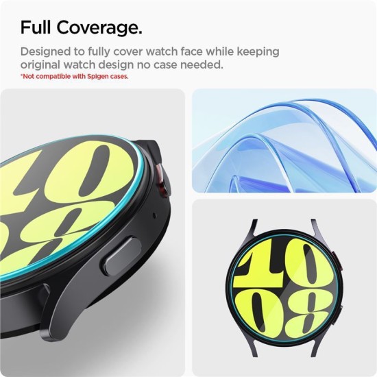 Set 2 folii sticla transparente cu sistem de montare Spigen GLAStR EZ FIT compatibil cu Samsung Galaxy Watch 7 44mm (Spigen, Ingredi) by www.silkase.ro Set 2 folii sticla transparente cu sistem de montare Spigen GLAStR EZ FIT compatibil cu Samsung Galaxy Watch 7 44mm (Ingredi, AGL08493) by www.silkase.ro