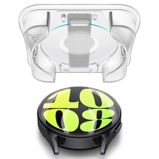 Set 2 folii sticla transparente cu sistem de montare Spigen GLAStR EZ FIT compatibil cu Samsung Galaxy Watch 7 40mm (Spigen, Ingredi) by www.silkase.ro Set 2 folii sticla transparente cu sistem de montare Spigen GLAStR EZ FIT compatibil cu Samsung Galaxy Watch 7 40mm (Ingredi, AGL08494) by www.silkase.ro