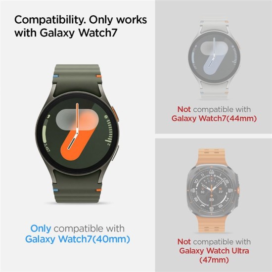 Set 2 folii sticla transparente cu sistem de montare Spigen GLAStR EZ FIT compatibil cu Samsung Galaxy Watch 7 40mm (Spigen, Ingredi) by www.silkase.ro Set 2 folii sticla transparente cu sistem de montare Spigen GLAStR EZ FIT compatibil cu Samsung Galaxy Watch 7 40mm (Ingredi, AGL08494) by www.silkase.ro