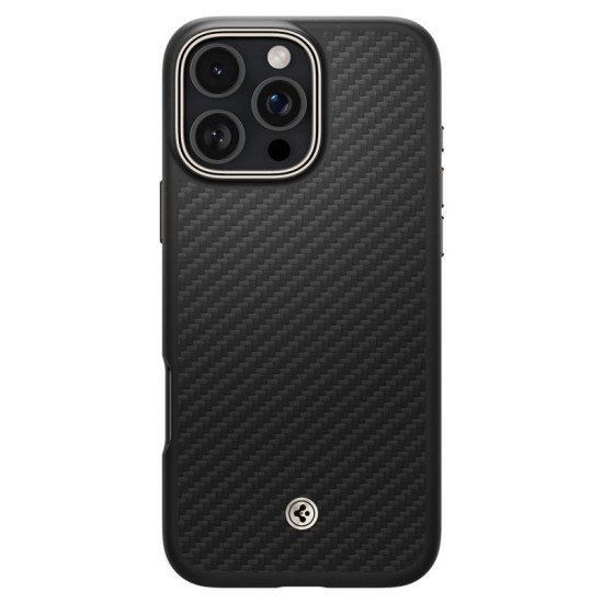 Husa Spigen Enzo Aramid MagSafe compatibila cu iPhone 16 Pro Max Black/Natural (Spigen, iPhone 16 Pro Max) by www.silkase.ro Husa Spigen Enzo Aramid MagSafe compatibila cu iPhone 16 Pro Max Black/Natural (iPhone 16 Pro Max, ACS08501) by www.silkase.ro