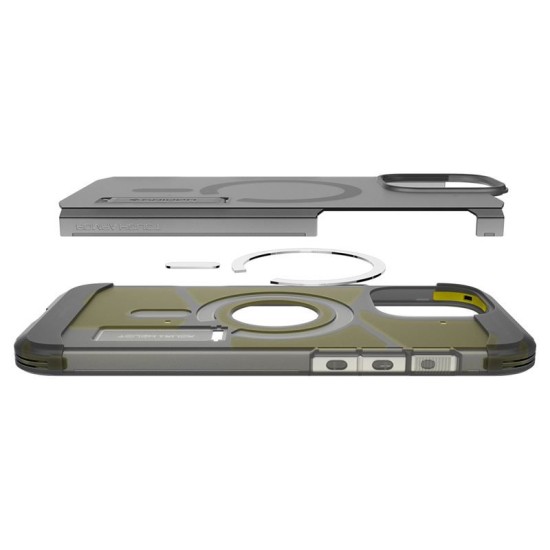 Husa Spigen Tough Armor MagSafe compatibila cu iPhone 16 Pro Max Frost Black (iPhone 16 Pro Max, ACS08502) by www.silkase.ro