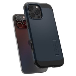 Husa Spigen Tough Armor T MagSafe compatibila cu iPhone 16 Pro Max Metal Slate