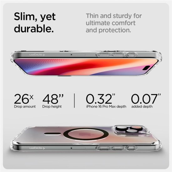 Husa Spigen Ultra Hybrid T MagSafe compatibila cu iPhone 16 Pro Max Graphite (Spigen, iPhone 16 Pro Max) by www.silkase.ro Husa Spigen Ultra Hybrid T MagSafe compatibila cu iPhone 16 Pro Max Graphite (iPhone 16 Pro Max, ACS08506) by www.silkase.ro