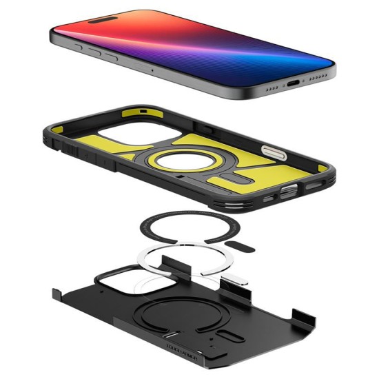 Husa Spigen Tough Armor T MagSafe compatibila cu iPhone 16 Pro Black (Spigen, iPhone 15 Pro) by www.silkase.ro Husa Spigen Tough Armor T MagSafe compatibila cu iPhone 16 Pro Black (iPhone 15 Pro, ACS08510) by www.silkase.ro