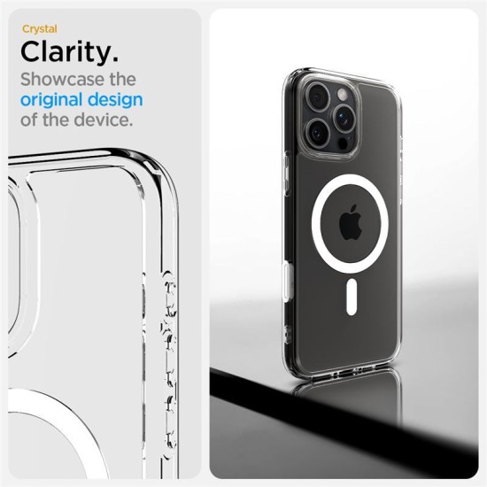 Husa Spigen Ultra Hybrid T MagSafe compatibila cu iPhone 16 Pro White (Spigen, iPhone 15 Pro) by www.silkase.ro Husa Spigen Ultra Hybrid T MagSafe compatibila cu iPhone 16 Pro White (iPhone 15 Pro, ACS08512) by www.silkase.ro
