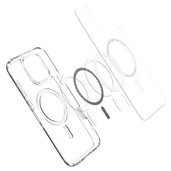 Husa Spigen Ultra Hybrid T MagSafe compatibila cu iPhone 16 Pro Graphite (Spigen, iPhone 16) by www.silkase.ro Husa Spigen Ultra Hybrid T MagSafe compatibila cu iPhone 16 Pro Graphite (iPhone 16, ACS08513) by www.silkase.ro