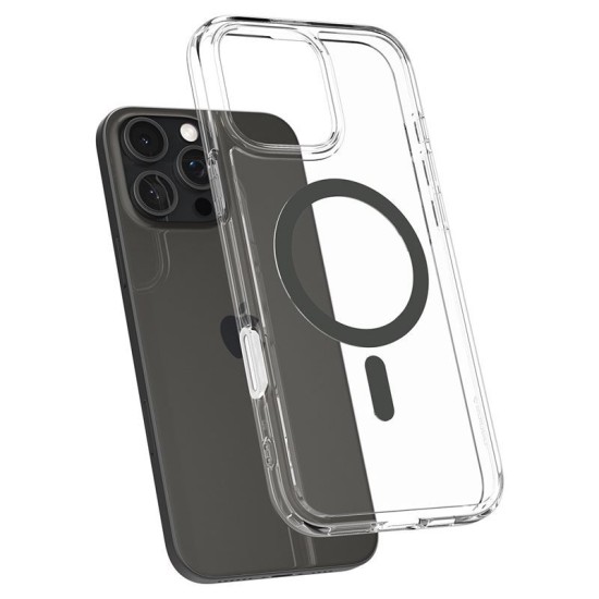 Husa Spigen Ultra Hybrid T MagSafe compatibila cu iPhone 16 Pro Graphite (Spigen, iPhone 16) by www.silkase.ro Husa Spigen Ultra Hybrid T MagSafe compatibila cu iPhone 16 Pro Graphite (iPhone 16, ACS08513) by www.silkase.ro