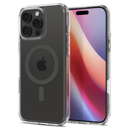Husa Spigen Ultra Hybrid T MagSafe compatibila cu iPhone 16 Pro Graphite (Spigen, iPhone 16) by www.silkase.ro Husa Spigen Ultra Hybrid T MagSafe compatibila cu iPhone 16 Pro Graphite (iPhone 16, ACS08513) by www.silkase.ro