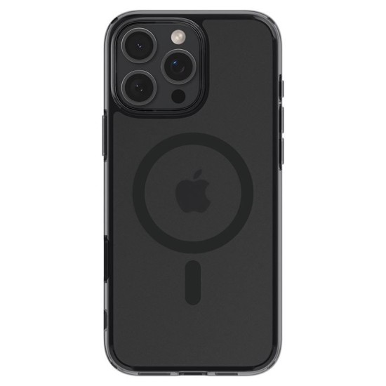 Husa Spigen Ultra Hybrid T MagSafe compatibila cu iPhone 16 Pro Frost Black (Ingredi, ACS08514) by www.silkase.ro