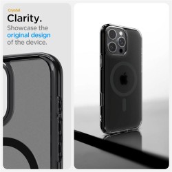 Husa Spigen Ultra Hybrid T MagSafe compatibila cu iPhone 16 Pro Frost Black Husa Spigen Ultra Hybrid T MagSafe compatibila cu iPhone 16 Pro Frost Black