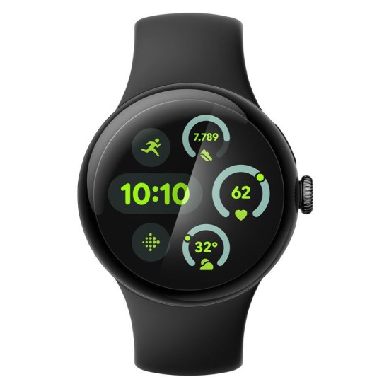 Set 2 Folii silicon Spigen EliteShield EZ Fit pentru Google Pixel Watch 4/ 3 (41mm) (Pixel Watch 3, AFL08524) by www.silkase.ro