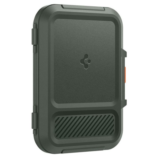 Card pocket Spigen, MagSafe, capacitate 6 carduri, prindere magnetica, verde (Spigen, Accesorii telefoane) by www.silkase.ro Card pocket Spigen, MagSafe, capacitate 6 carduri, prindere magnetica, verde (Portofele și Suporturi Card, AFA08528) by www.silkase.ro
