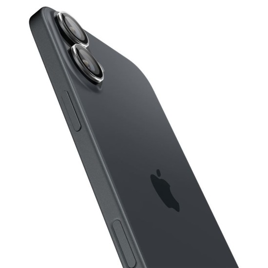 Set 2 protectii de camera Spigen Glass tR EZ Fit Optik pentru Apple iPhone 16/16 Plus, transparent (iPhone 16, AGL08531) by www.silkase.ro