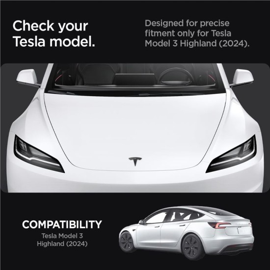Protectie emblema fata Spigen pentru Tesla Model 3 2024, neagra (Spigen, Ingredi) by www.silkase.ro Protectie emblema fata Spigen pentru Tesla Model 3 2024, neagra (Accesorii auto, ACP08547) by www.silkase.ro