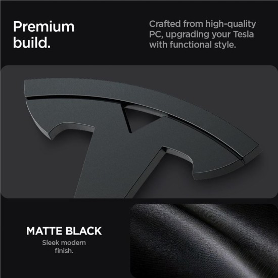Protectie emblema fata Spigen pentru Tesla Model 3 2024, neagra (Spigen, Ingredi) by www.silkase.ro Protectie emblema fata Spigen pentru Tesla Model 3 2024, neagra (Accesorii auto, ACP08547) by www.silkase.ro