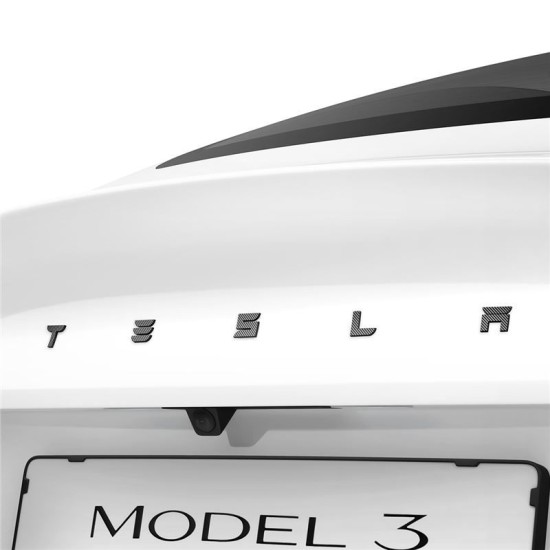 Protectie emblema spate Spigen pentru Tesla Model 3 2024, carbon (Accesorii auto, ACP08550) by www.silkase.ro