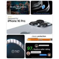 Husa Geanta Spigen Classic C1 pentru iPhone 16 Pro, portocalie Husa Geanta Spigen Classic C1 pentru iPhone 16 Pro, portocalie