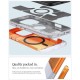 Husa Geanta Spigen Classic C1 pentru iPhone 16 Pro, portocalie (iPhone 16 Pro Max, ACS08560) by www.silkase.ro