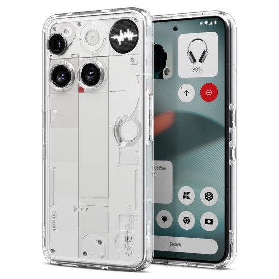 Husa de protectie hibrida Spigen Ultra Hybrid pentru Nothing Phone (3), transparenta (Spigen, Ingredi) by www.silkase.ro Husa de protectie hibrida Spigen Ultra Hybrid pentru Nothing Phone (3), transparenta (Phone (3), ACS08567) by www.silkase.ro