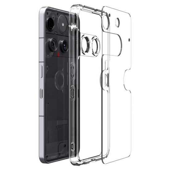 Husa de protectie hibrida Spigen Ultra Hybrid pentru Nothing Phone (3), transparenta (Spigen, Ingredi) by www.silkase.ro Husa de protectie hibrida Spigen Ultra Hybrid pentru Nothing Phone (3), transparenta (Phone (3), ACS08567) by www.silkase.ro