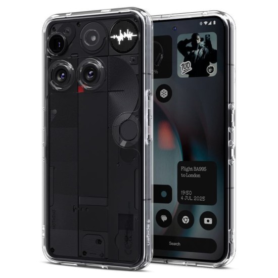 Husa de protectie hibrida Spigen Ultra Hybrid pentru Nothing Phone (3), transparenta (Spigen, Ingredi) by www.silkase.ro Husa de protectie hibrida Spigen Ultra Hybrid pentru Nothing Phone (3), transparenta (Phone (3), ACS08567) by www.silkase.ro