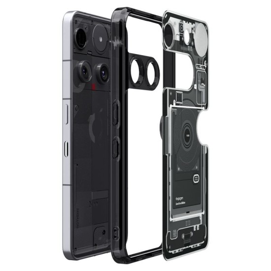 Husa de protectie hibrida Spigen Ultra Hybrid pentru Nothing Phone (3), model zero one (Spigen, Ingredi) by www.silkase.ro Husa de protectie hibrida Spigen Ultra Hybrid pentru Nothing Phone (3), model zero one (Phone (3), ACS08568) by www.silkase.ro