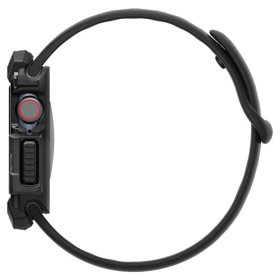 Husa de protectie Spigen Rugged Armor pentru Apple Watch, TPU, carbon, negru (Spigen, Ingredi) by www.silkase.ro Husa de protectie Spigen Rugged Armor pentru Apple Watch, TPU, carbon, negru (Ingredi, ACS08585) by www.silkase.ro