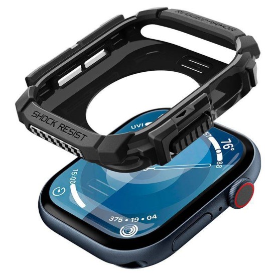 Husa de protectie Spigen Rugged Armor pentru Apple Watch, TPU, carbon, negru (Spigen, Ingredi) by www.silkase.ro Husa de protectie Spigen Rugged Armor pentru Apple Watch, TPU, carbon, negru (Ingredi, ACS08585) by www.silkase.ro