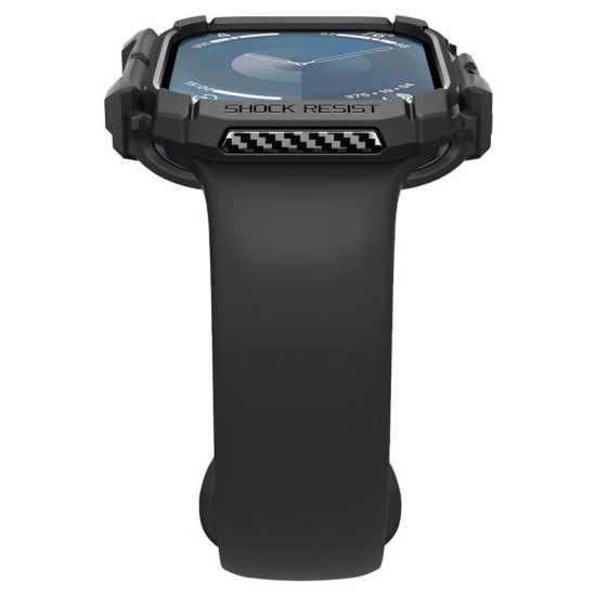 Husa de protectie Spigen Rugged Armor pentru Apple Watch, TPU, carbon, negru (Spigen, Ingredi) by www.silkase.ro Husa de protectie Spigen Rugged Armor pentru Apple Watch, TPU, carbon, negru (Ingredi, ACS08585) by www.silkase.ro
