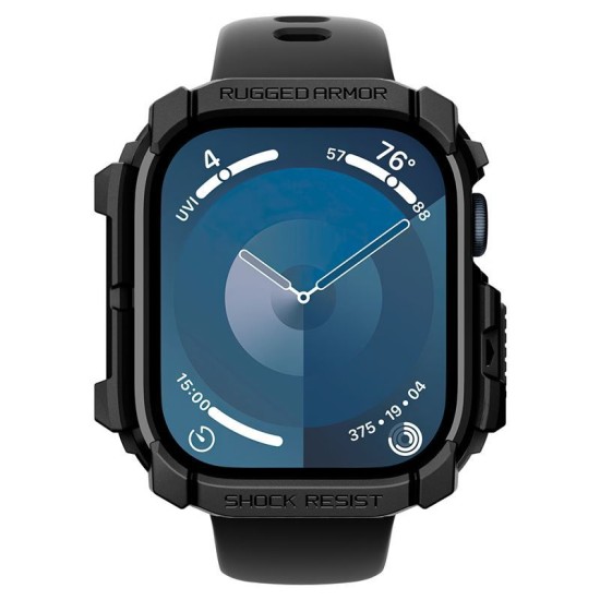 Husa de protectie Spigen Rugged Armor pentru Apple Watch, TPU, carbon, negru (Spigen, Ingredi) by www.silkase.ro Husa de protectie Spigen Rugged Armor pentru Apple Watch, TPU, carbon, negru (Ingredi, ACS08585) by www.silkase.ro