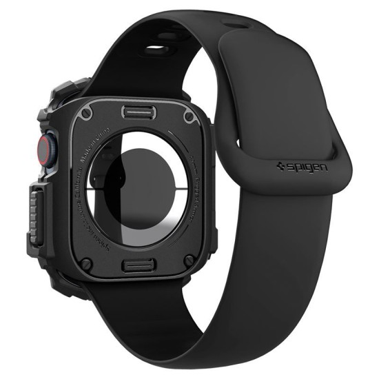 Husa de protectie Spigen Rugged Armor pentru Apple Watch, TPU, carbon, negru (Spigen, Ingredi) by www.silkase.ro Husa de protectie Spigen Rugged Armor pentru Apple Watch, TPU, carbon, negru (Ingredi, ACS08585) by www.silkase.ro