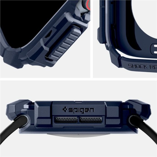 Husa Spigen Rugged Armor pentru Apple Watch 10 42 mm albastru inchis (Spigen, Ingredi) by www.silkase.ro Husa Spigen Rugged Armor pentru Apple Watch 10 42 mm albastru inchis (Ingredi, ACS08586) by www.silkase.ro
